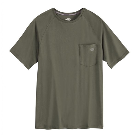 WORKWEAR OUTFITTERS Perform Cooling Tee Moss Green, 4XL S600MS-RG-4XL